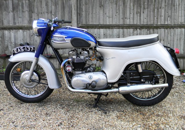 triumph tiger 110 1962